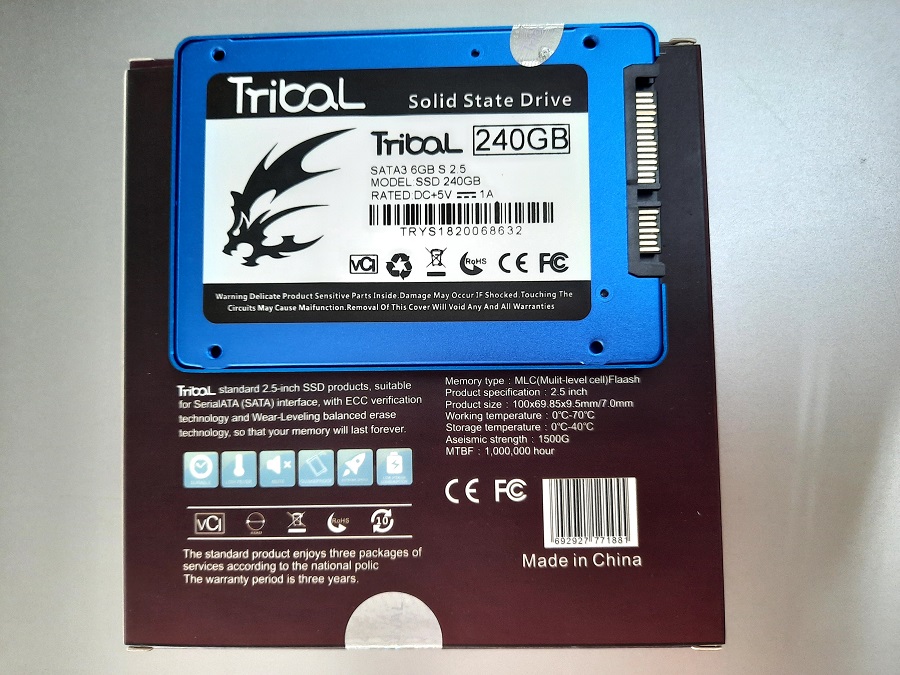 Ổ cứng laptop SSD Tribal 240GB